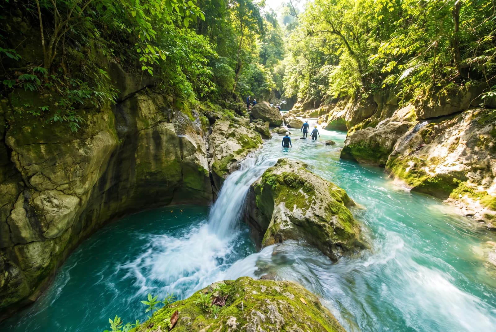 Canyoneering alle cascate Kawasan
