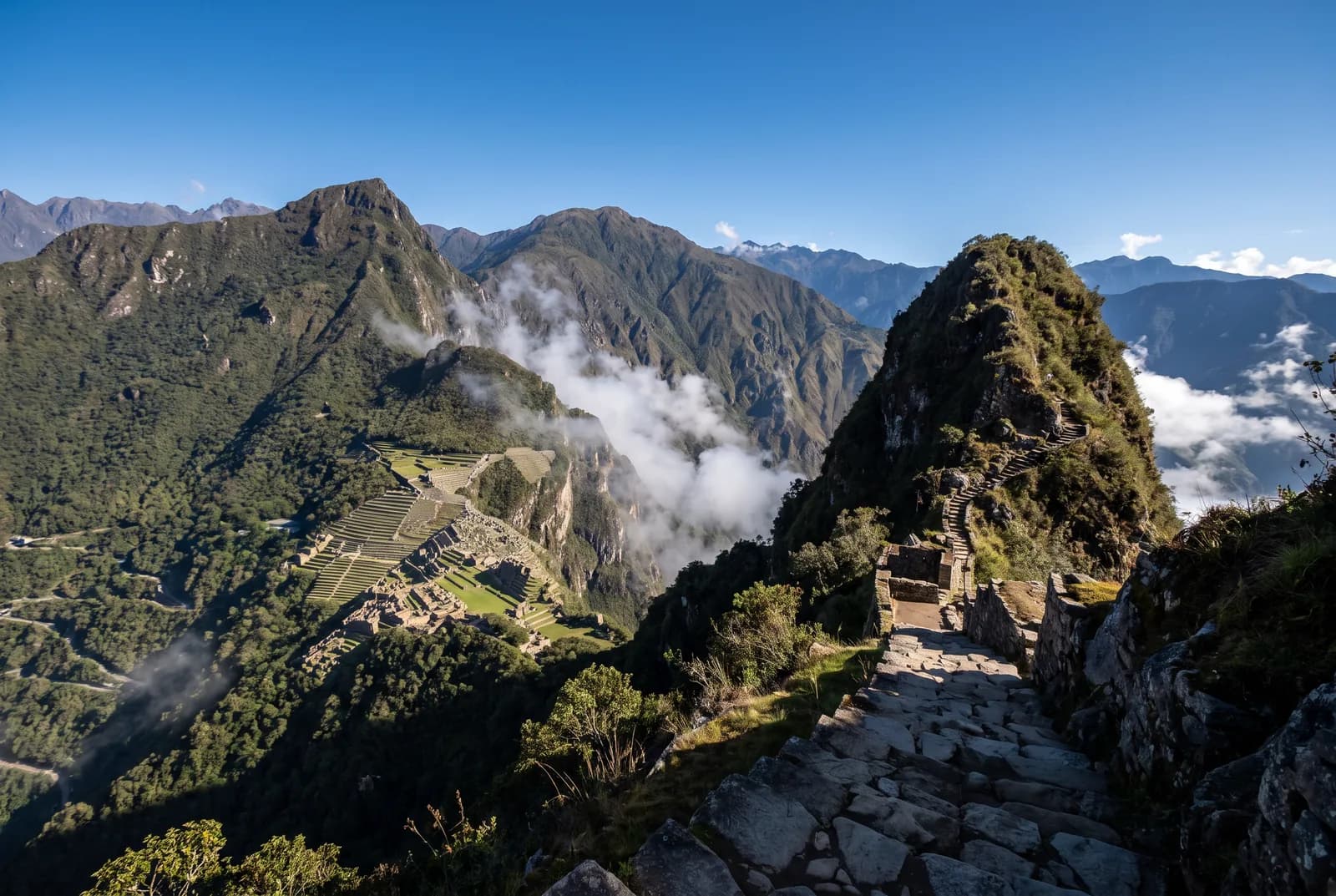 Climbing Huayna Picchu